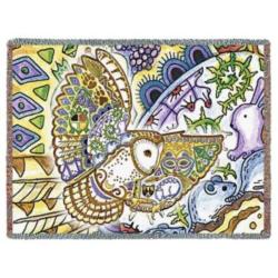 Barn Owl Tapestry Throw